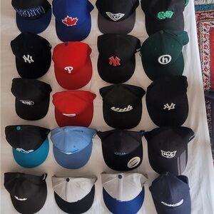 Assorted Baseball Caps Collection